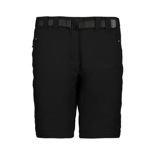 CMP Damen Zipp Off Hose, Schwarz,D42