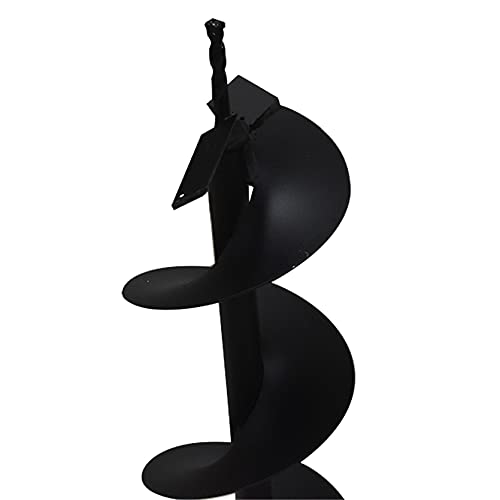 Tinvhy 6-In Earth Auger Drill Bit, Garden Plant Flower Auger Rapid Planter Compatible Gas Powered Post Fence Hole Digger With 3/4 Shaft #TOP2