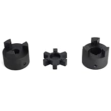 3/4" to 1-1/8" L100 3-Piece L-Jaw Coupling Set & Buna-N NBR Rubber Spider for Log Wood Splitter