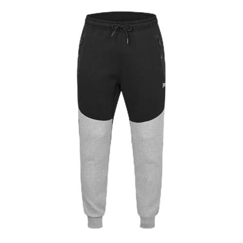 Image of Everlast Mens Jogging Bottoms Cotton Grey/Heather XL