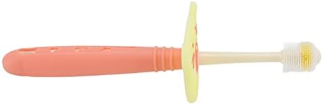 SUNGOOYUE 360 Degree Baby Toothbrush Soft Baby Teething Brush PP Nanomaterial 15 X 4.5 X 1.5cm for Infants and Toddlers Oral Cleaning Massage Tongue Care