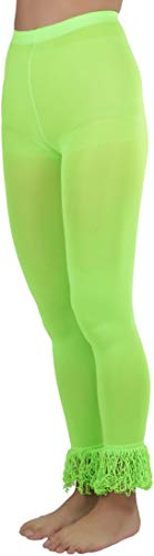 Image of ToBeInStyle Women's Opaque Ankle Long Nylon Footless Fun Tights Pantyhose