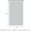 Ikiriska Extra Long Jacquard with Patterns Curtains 10-20 ft Drapes (Copper with Gold, 50 Wx216 L)