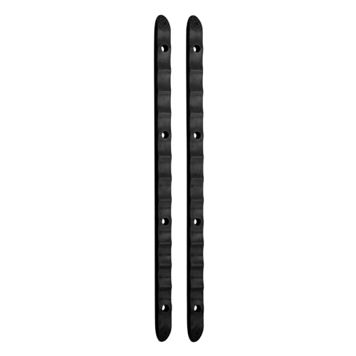Rails de skateboard Creature noirs à 4 trous (35,2 cm) avec vis de montage incluses