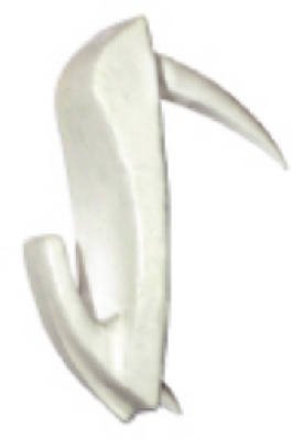 Image of 122398 Large White Wall Biter Picture Hanger, 3 Pack