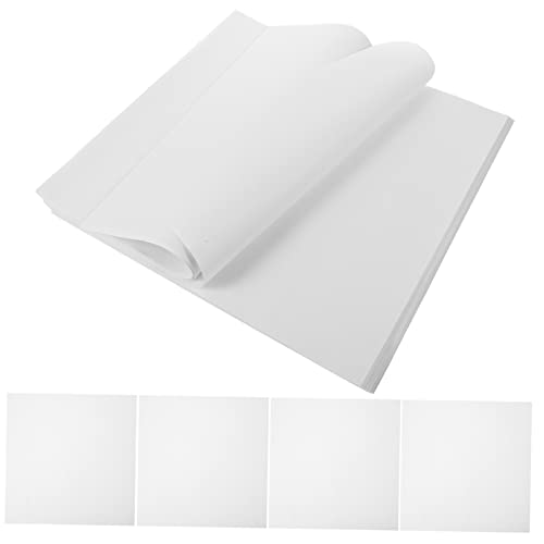 jojofuny 100 Hojas Papel de Xuan para Pintura y Caligrafía Papel de Arroz Natural para Proyectos y Manualidades Paquete