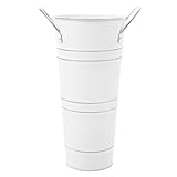 Cabilock Jarrón De Hierro Retro para Flores Maceta De Hierro Organizador De Almacenamiento De Plantas Soporte De Flores