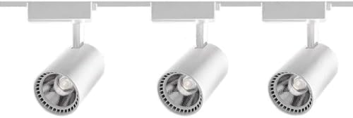 Têtes d'éclairage sur rail LED blanc spot orientable 30W