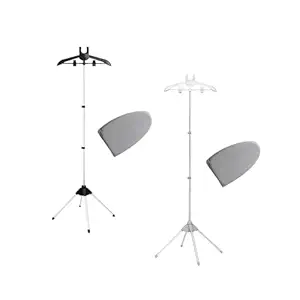 SECRET DESIRE Steam Iron Stand 84-160Cm Adjustable Height Standing Ironing Machine Bracket Black