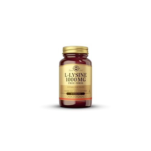 Solgar L-Lysine 1000 mg Tablets, Pack of 50
