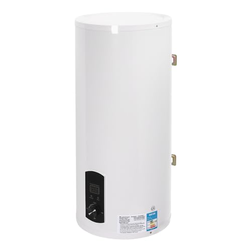 35/50/60/70L Elektrospeicher Warmwasserspeicher mit Dusche Kit, 2kW 220V 25-75℃ Elektrischer Wassererhitzer, Elektrospeicher, Heizung, Speicher [Energieklasse B] (60L)