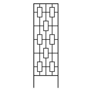 Panacea Contemporary Trellis, Black, 78" H #TOP5