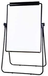 U-Stand Whiteboard/Flipchart Easel, 36 x 24 Inches, Double Sided Magnetic Dry Erase Board, Portable White Board, Height Adjustable and Foldable Black Aluminum Framed