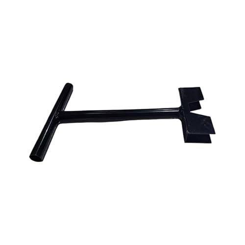 Llave De Válvula De Rociador - Varilla De Extensión De Válvula De Bola De PVC Mango En T Herramienta De Cierre De Agua De Alta Resistencia Ajustable De 30 A 60 Cm | Llave De Mango Largo Para Riego,