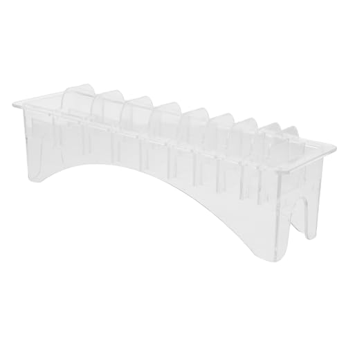 PAMINGONO Support de peigne de tondeuse 10 fentes support de rangement de barbier boîte de base pour peigne de tondeuse plateau de station de tondeuse