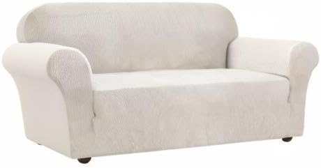 Miniatura 8 de Turquoize - Funda elástica para sofá de 1 pieza, de tela jacquard y parte inferior elástica, protector de muebles contra mascotas