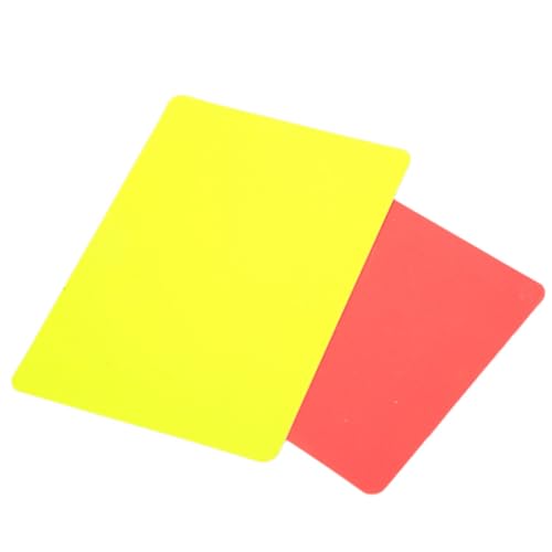 Tarjetas de árbitro roja y amarilla para fútbol miniatura 6