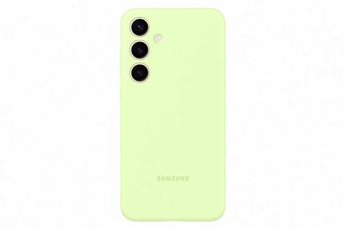 Samsung Silicone Smartphone EF-PS926 für Galaxy S24+, Handy-Hülle, Silikon, Kratzfest, Schlankes Design, Light Green