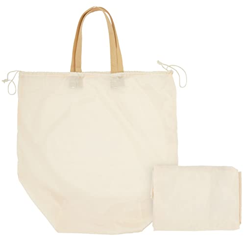 5 Piece Large Collapsible Laundry Hamper With 2 Removable Liner Bags And Folding Frame (Beige, 13 X 23 In) #TOP5