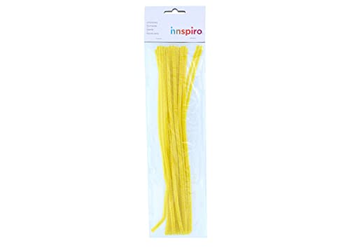 INNSPIRO Nettoyeur chenille jaune 6 mm x 30 cm, 25u - Image 3