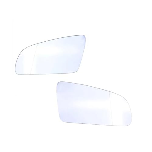 Verre Rétroviseur pour A4 B6 Fine Lentille Miroir d'Aile de Porte Blanc Haute Clarté Paire