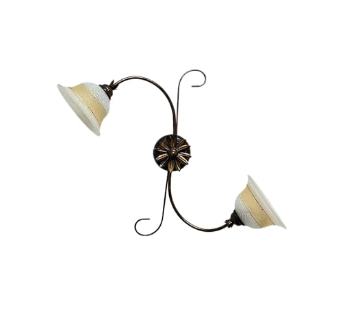 Plafonnier en fer forgé pour salon et chambre ambiance chaleureuse