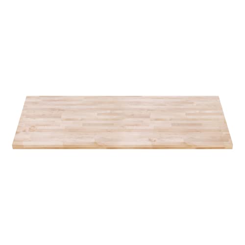 Comparison: Best Finish For Butcher Block Desk 9 DuraSteel 30x60 Butcher Block Countertop - Maple Solid Wood Workbench for Kitchen, Restaurant, Cabinet, Desk Top, Wood Board, Large Counter Cutting Island Long, Bakery Worktable Dough - Table Top Only