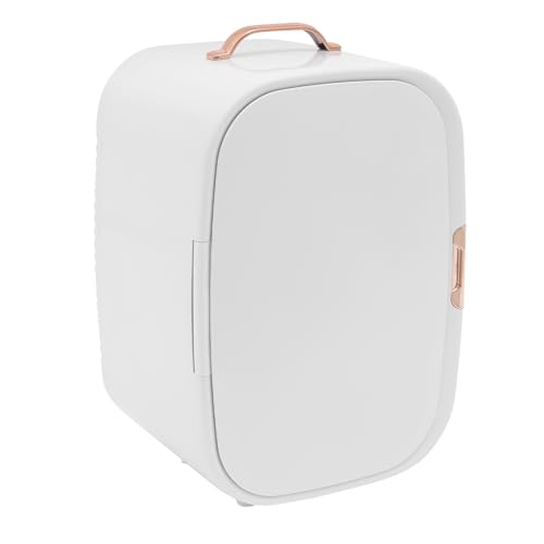 banborba Skincare Fridge, 12L Makeup Mini Fridge for Bedroom, Portable Cooler & Warmer Small Compact Refrigerator for Cosmetics, Drinks, Office and Car - White
