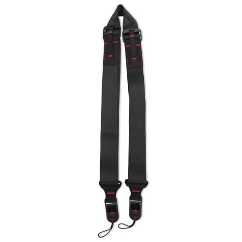 Image of Kamron Side Camera Sling Strap - Adjustable Woven Nylon Neck & Shoulder Strap with Quick Release, Anti-Fall Locks & Leather Accents - Compatible with DSLR, Mirrorless & Action Cameras