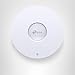 TP-Link EAP650 Ultra-Slim Wireless Access Point | Omada True WiFi 6 AX3000 | DC Adapter Included | Mesh, Seamless Roaming, WPA3, MU-MIMO | Remote & App Control | PoE+ Powered | Multi Control Options