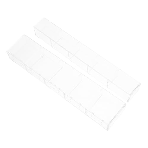 ULTECHNOVO 可能高さアクリル飲みストローオーガナイザー 壁掛けキャビネット用 透明収納ラック キッチンカウンター整理 食器棚対応