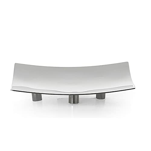 Gedy Perth Porta saponetta, Misure e Peso: 2X11,8X11,8 CM & 0,18 kg, Porta Sapone Solido Realizzato in Acciaio Inox, Finitura cromata, Design R&S, 2 Anni di Garanzia