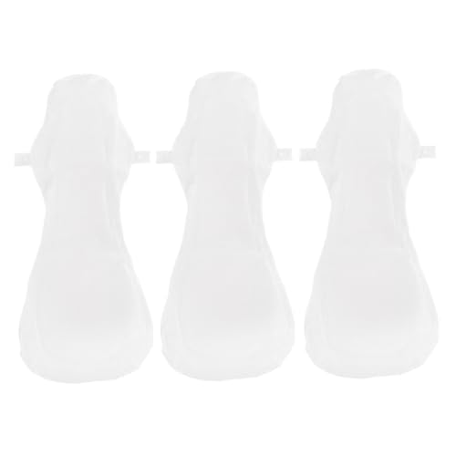 DECORNIJIA 3 piezas Compresas Menstruales Reutilizables de Almohadillas Sanitarias Lavables para Mujer con Botón Antifugas Cómodas y Duraderas