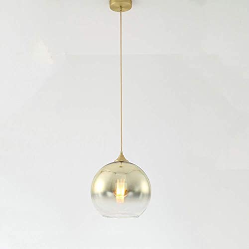 Lámpara de vidrio nórdica con cadena ajustable de 30 cm para salón y cafetería 2
