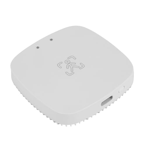 Aboiled Tuya ZigBee MmWave Sensor de presencia humana Detección de radar de microondas Sensor de movimiento PIR + soporte de pared luminancia
