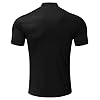 Mens T Shirt with Logo - Short Sleeve Crew Neck Soft Fitted Tees S - 4XL Fresh Classic Basic Tshirts Black #3