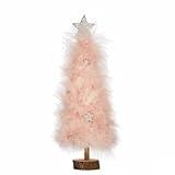 Krist+ Weihnachtsbaum, Rosa, Holz, Kunststoff, 9 x 34 x 9 cm (6 Stück)
