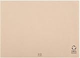 Grupo Munditol - Pack 1000 Manteles Individuales de Papel Reciclado - Mantelines Reciclados - Ideal para Servicio a la Mesa - 30 x 40 cm (1000, Kraft)