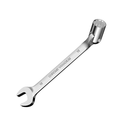 Llave de Tubo de Cabeza giratoria de 8 mm a 19 mm, Llave combinada de Extremo Abierto, Herramienta de reparación de automóviles, Utilidad de precisión