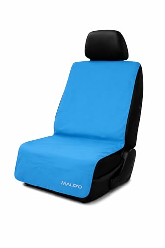 Malo’o SeatGuard Waterproof Car Seat Cover Towel, Universal Seat Protector Towel for Trucks and Cars, Heavy Duty Seat Cover for Sports Gear, Dogs and Wet Clothing, Blue