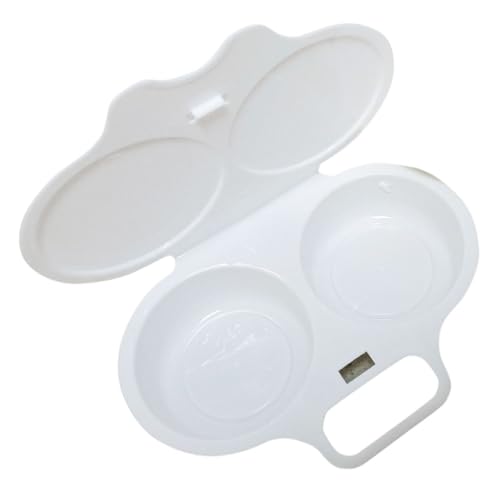 BESTonZON 電子レンジ対応軽量プラスチック蒸蛋器 無臭 耐熱設計で簡単調理 キッチン用日常卵調理器 で美味しい蒸し卵作成可能 再利用可能