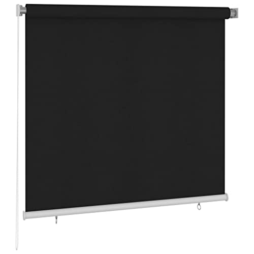 Store vertical extérieur noir 160x140 cm pour balcon et terrasse