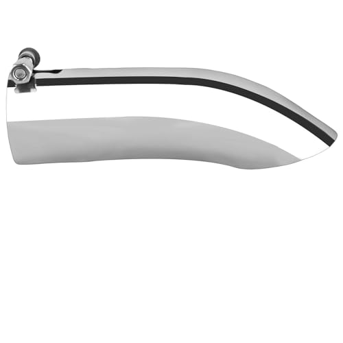 Image of MuHize 3 Inch Inlet Exhaust Pipe, 3 inch Outlet 12 inch Length Diesel Exhaust Tip