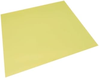335x300x0.5mm Fiberglass G10 Composite Laminate Sheet Panel 13x11.8 (Yellow)