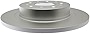 ACDelco Advantage 18A81999AC Coated Rear Disc Brake Rotor