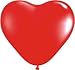 Produktbild 100 Mini Herzluftballons, rot -18813-