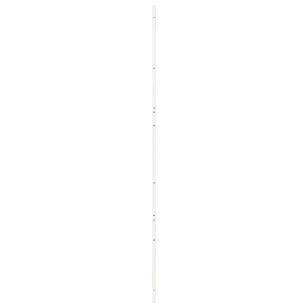 vidaXL Porta del fienile Bianco 90 x 2,5 x 208 cm Pino massello, Divisorio rettangolare per soggiorno, stile moderno con porta a soffietto, in legno di pino per decorare casa