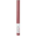 Maybelline Lipstick, 8 Hour Intense Matte, Superstay Matte Ink Crayon Longlasting Nude Lipstick With Precision Applicator, Easy to Use Crayon, Shade: 15 Lead The Way