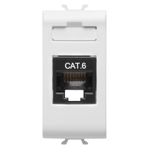 Connecteur Gewiss GW10423 mecanisme blanc haute durabilite