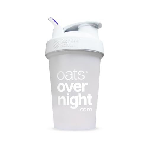 Image of Oats Overnight BlenderBottle - Shaker Cup with Secure Pop Cap & Fill Line, Dishwasher Safe - Mixing Cup, Protein Shakes, Oatmeal, Breakfast On-the-Go & Travel